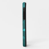 Coques Case-Mate iPhone Droplets turquoises (Dos/Gauche)