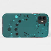 Coques Case-Mate iPhone Droplets turquoises (Dos (Horizontal))