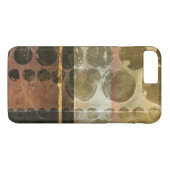 Coques Case-Mate iPhone Droplets verts circulaires (Dos (Horizontal))