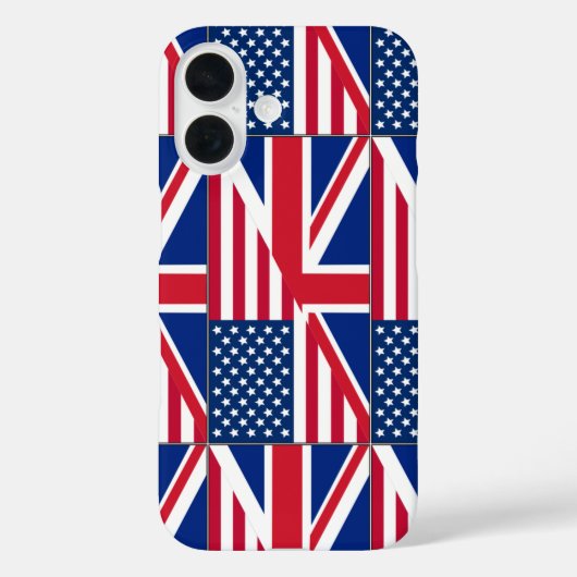 Coques Case-Mate iPhone Dual Citizen American & British Flag (Verso)