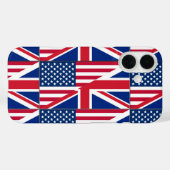 Coques Case-Mate iPhone Dual Citizen American & British Flag (Verso (horizontal))