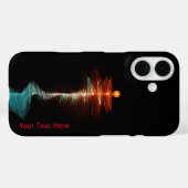 Coques Case-Mate iPhone Dualité de la vague de particules (Verso (horizontal))