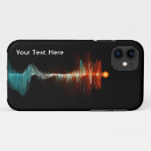 Coques Case-Mate iPhone Dualité de la vague de particules (Dos (Horizontal))