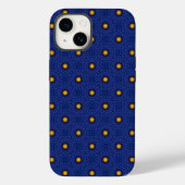 Coques Case-Mate iPhone Duck on blue with yellow kaleidoscope (Verso)