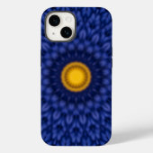 Coques Case-Mate iPhone Duck on blue with yellow kaleidoscope (Verso)