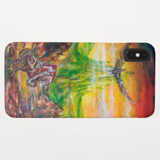 COQUES Case-Mate iPhone DUEL MAGIQUE ENTRE BRADAMANT ET NEGROMANCER (Dos (Horizontal))