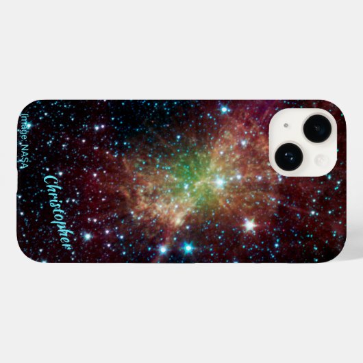 Coques Case-Mate iPhone Dumbbell nebula votre nom astronomie (Verso (horizontal))