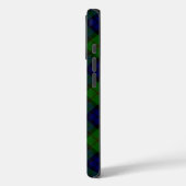 Coques Case-Mate iPhone Dundas tartan bleu vert plaid (Verso / Gauche)