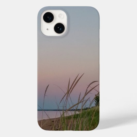 Coques Case-Mate iPhone Dunes de plage au coucher du soleil (Verso)
