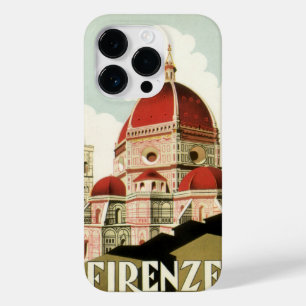 Coque Pour iPhone 14 Pro Duomo à Florence Florence Italie Art Vintage voyag