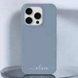 Case-Mate iPhone Case Dusty Blue minimaliste moderne Monogramme élégant<br><div class="desc">Découvrez notre Dusty Blue Minimalist Modern Monogram Elegant Collection : Elevez votre style avec une sophistication sobre et un charme intemporel. Notre collection présente des motifs minimalistes dans une teinte bleu roux apaisante, rehaussée d'élégants monogrammes adaptés à votre goût personnel. De la papeterie raffinée aux accessoires polyvalents, chaque pièce de...</div>