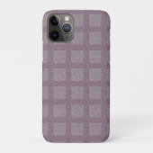 Coques Case-Mate iPhone Dusty Maroon et Grey Tweedy Motif Petit (Dos)