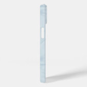Coques Case-Mate iPhone Dye | Pastel Blue Modern Stylish Monogram (Verso / Droite)