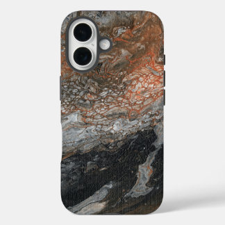 Coques iPhone 16 Dynamic Earth Tones and Swirls