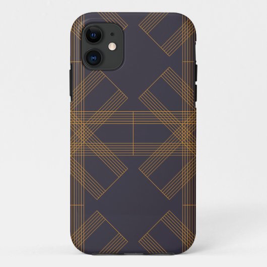 Coques Case-Mate iPhone Dynamique, moderne, cool, art motif abstrait (Dos)
