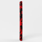 Coques Case-Mate iPhone Dynamique rouge noir géométrique (Dos/Droite)