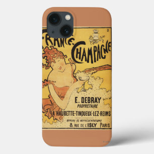 Coques Pour iPhone E. Debray Champagne Advertisement Poster
