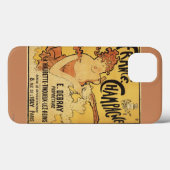 Coques Case-Mate iPhone E. Debray Champagne Advertisement Poster (Verso (horizontal))
