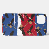 Coques Case-Mate iPhone Eagle Bird USA Patriotic American Flag (Verso (horizontal))