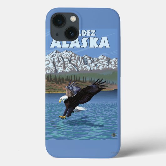 Coques Case-Mate iPhone Eagle chauve plongeant - Valdez, Alaska (Verso)