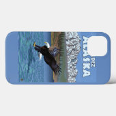 Coques Case-Mate iPhone Eagle chauve plongeant - Valdez, Alaska (Verso (horizontal))