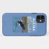 Coques Case-Mate iPhone Eagle chauve plongeant - Valdez, Alaska (Dos (Horizontal))
