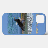 Coques Case-Mate iPhone Eagle chauve plongeant - Yellowstone occidental, (Verso (horizontal))
