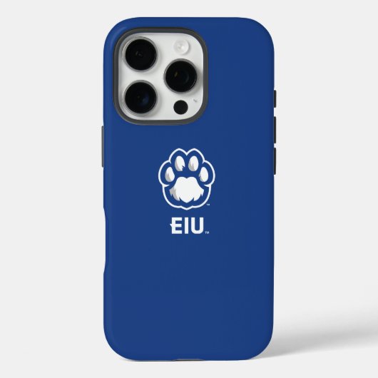Coques Case-Mate iPhone Eastern Illinois Panthers Empreinte de patte & EIU (Verso)