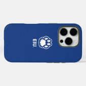 Coques Case-Mate iPhone Eastern Illinois Panthers Empreinte de patte & EIU (Verso (horizontal))