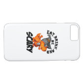 Coques Case-Mate iPhone Eat Drink And Be Scared Funny Quote (Dos (Horizontal))