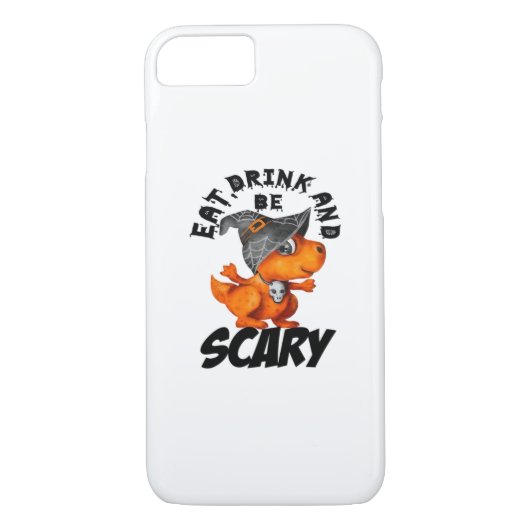 Coques Case-Mate iPhone Eat Drink And Be Scared Funny Quote (Dos)