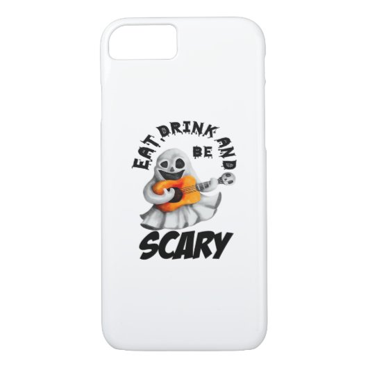 Coques Case-Mate iPhone Eat Drink And Be Scared Minimal Clean (Dos)