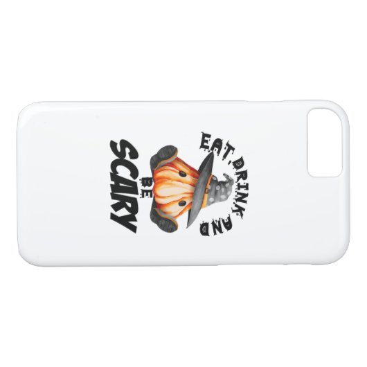 Coques Case-Mate iPhone Eat Drink And Be Scared Retro Cool (Dos (Horizontal))