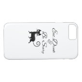 Coques Case-Mate iPhone Eat Drink And Be Scary Cat Funny Cute Spooky Hallo (Dos (Horizontal))