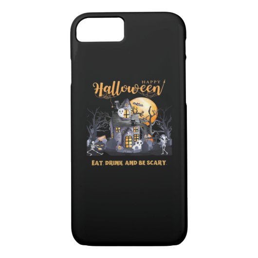 Coques Case-Mate iPhone Eat Drink And Be Scary Classic (Dos)