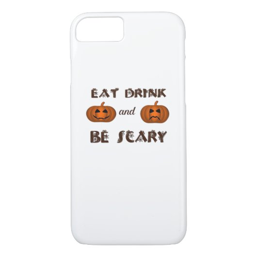 Coques Case-Mate iPhone Eat Drink And Be Scary Classic Graphic (Dos)