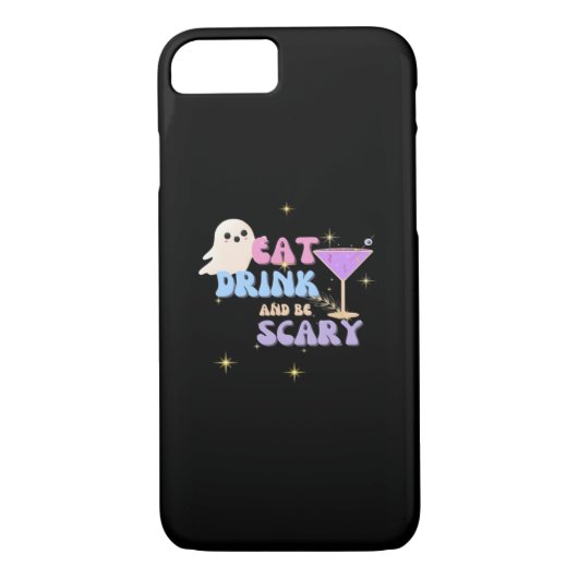 Coques Case-Mate iPhone Eat Drink And Be Scary Funny Halloween Casual Uniq (Dos)