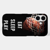 Coques Case-Mate iPhone Eat Sleep Jouer Au Basket (Verso (horizontal))