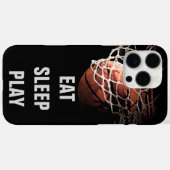 Coques Case-Mate iPhone Eat Sleep Jouer Au Basket (Verso (horizontal))
