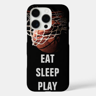 Coques iPhone 16 Pro Eat Sleep Jouer Au Basket