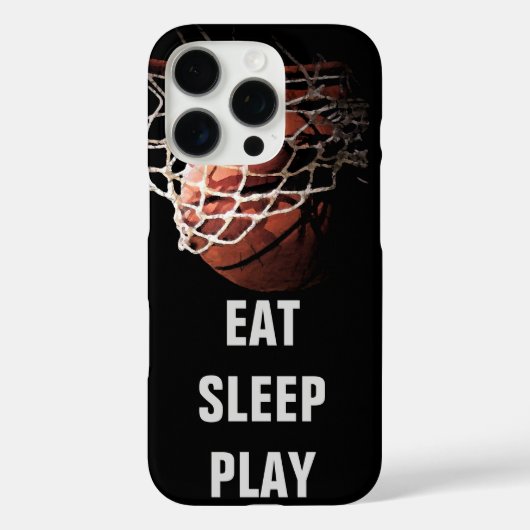 Coques Case-Mate iPhone Eat Sleep Jouer Au Basket (Verso)