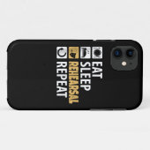 Coques Case-Mate iPhone Eat Sleep Rehearsal (Dos (Horizontal))