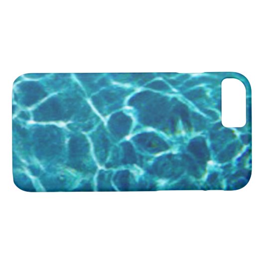 Coques Case-Mate iPhone Eau bleue claire (Dos (Horizontal))