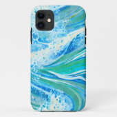 Coques Case-Mate iPhone Eau Bleue Océan Vagues de mer (Dos)
