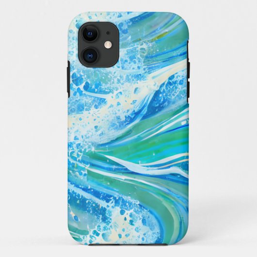 Coques Case-Mate iPhone Eau Bleue Océan Vagues de mer (Dos)