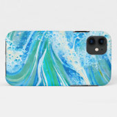 Coques Case-Mate iPhone Eau Bleue Océan Vagues de mer (Dos (Horizontal))
