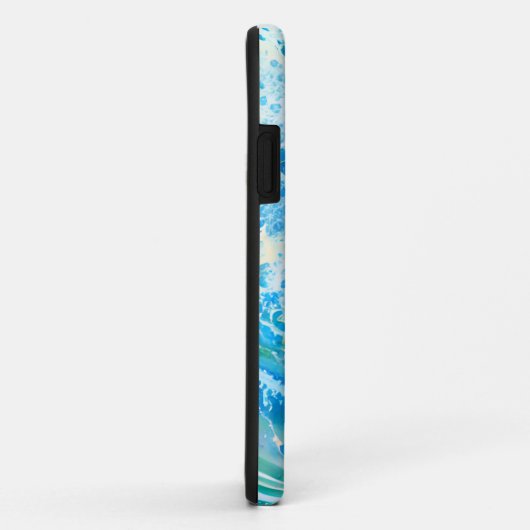 Coques Case-Mate iPhone Eau Bleue Océan Vagues de mer (Dos/Droite)