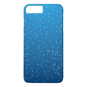 Coque iPhone 8 Plus/7 Plus Eau Bleue Profonde Et Petites Bulles