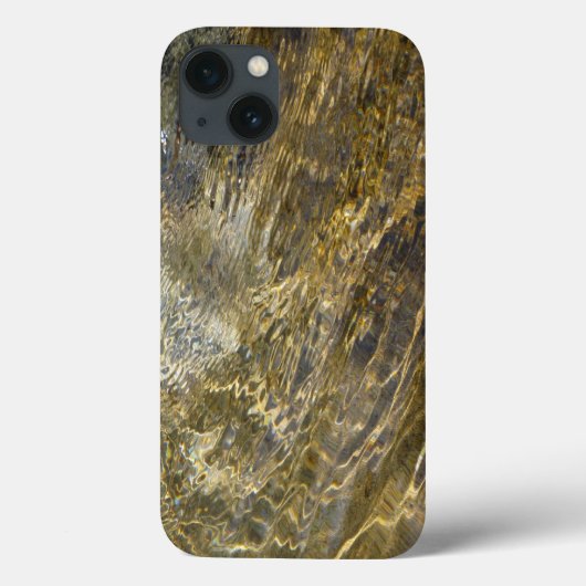 Coques Case-Mate iPhone Eau de fontaine dorée (Verso)