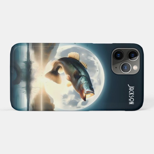 Coques Case-Mate iPhone Eau de la lune et sauts (Dos (Horizontal))